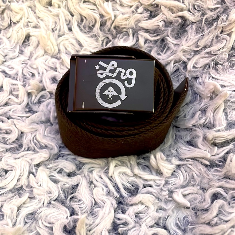 Brown Lifted Research Group Canvas Camp Belt